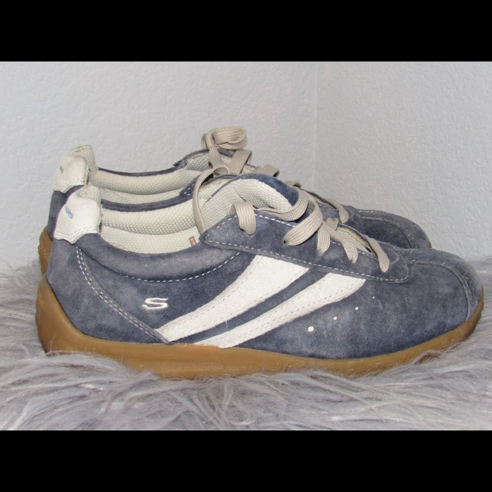 Blue Retro Skechers